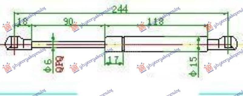 AMORTIZER HAUBE -05 400 njutna