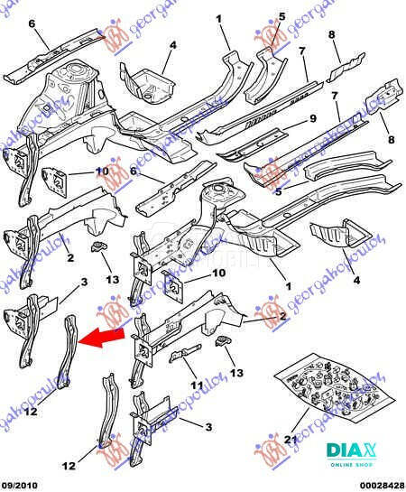 OKVIR FARA DONJI METALNI