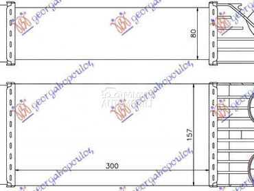 HLADNJAK INTERKULERA 1.6 HDi ( za Citroen C3 od 2010. do 2013. god.