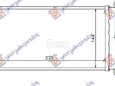 HLADNJAK INTERKULERA 1.4 HDi ( za Citroen C2 od 2003. do 2008. god.