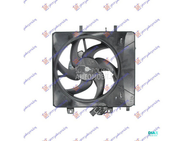 VENTILATOR KOMPLET (2 KABLA) ( za Citroen C3 od 2002. do 2010. god.