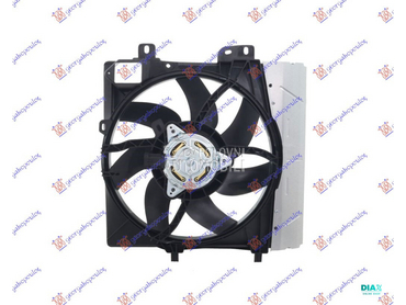 VENTILATOR KOMPLET (1 KABL) (3 za Citroen C3 od 2013. do 2016. god.