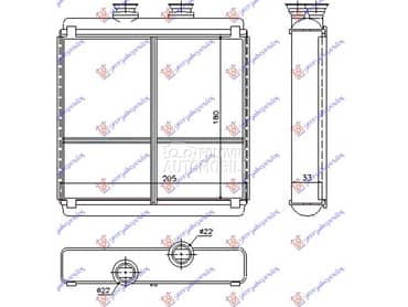 GREJAC KABINE za Mercedes Benz C Klasa od 2011. do 2014. god.