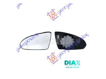 STAKLO RETROVIZORA SA GREJACEM za Nissan Primera od 2002. do 2008. god.