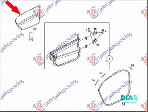 OPLATA PREDNJIH VRATA SPOLJASN