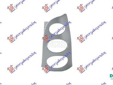 OKVIR STOP LAMPE SIVI 2002- (U za Smart ForTwo od 1998. do 2007. god.