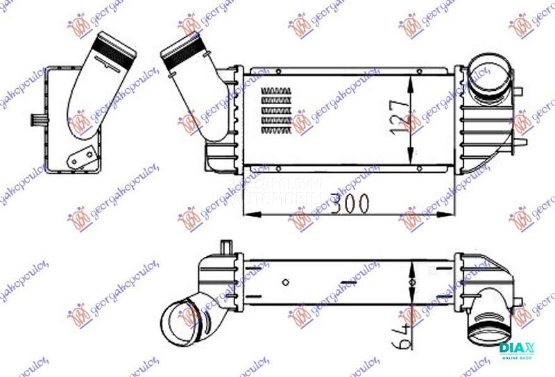 HLADNJAK INTERKULERA 2.0 HDi D