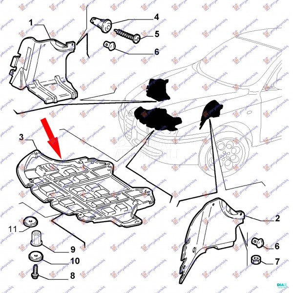 ZASTITA MOTORA (DIZEL 1.9 JTD