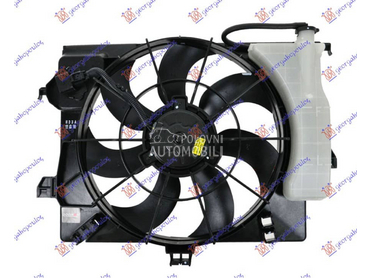 VENTILATOR KOMPLET za Kia Rio od 2011. do 2014. god.