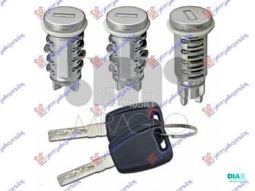 CILINDAR BRAVE SA KLJUCEM (SET za Alfa Romeo 147 od 2000. do 2010. god.
