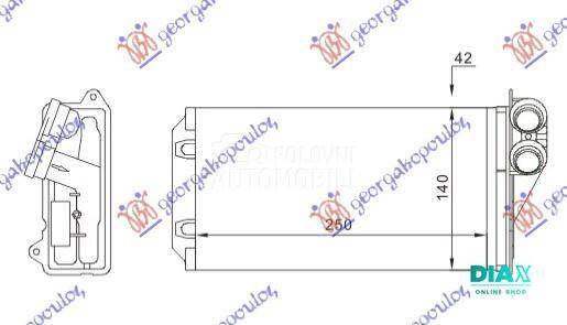 GREJAC KABINE (250x140x42)