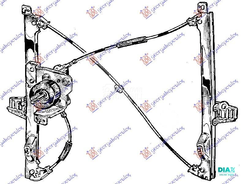PODIZAC PREDNJEG PROZORA MEHAN