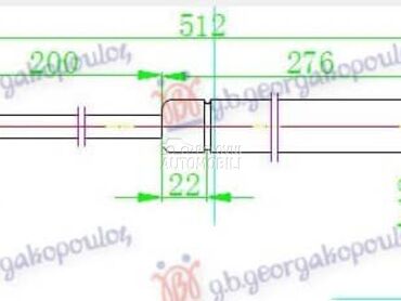 AMORTIZER GEPEK VRATA... za Hyundai i30 od 2007. do 2012. god.