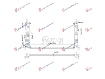 HLADNJAK MOTORA 1.6 BENZIN za Mazda 3 od 2008. do 2013. god.