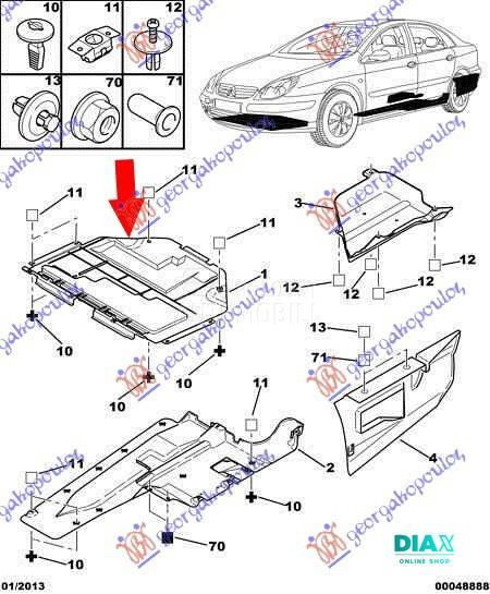 ZASTITA MOTORA BENZIN PLASTICN