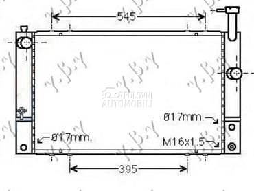 HLADNJAK MOTORA 1.5 HIBRID za Toyota Prius od 2004. do 2009. god.