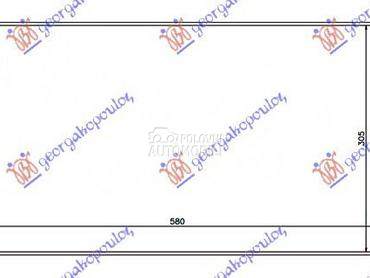 HLADNJAK MOTORA 1.3JTD (58x31x za Fiat Punto od 2003. do 2011. god.