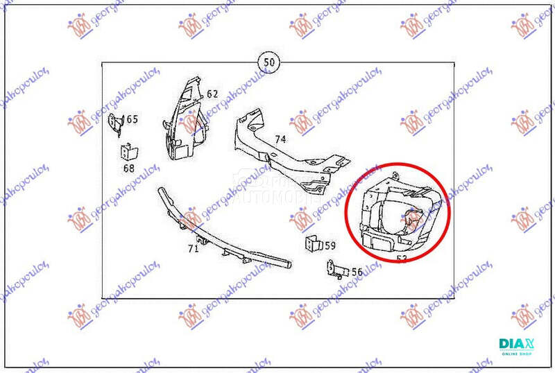 OKVIR FARA METALNI 02-