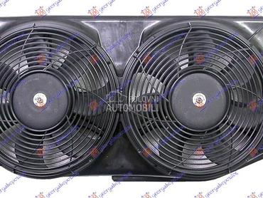 VENTILATOR KLIME (DUPLI) KOMPL za Mercedes Benz ML Klasa od 1998. do 2005. god.