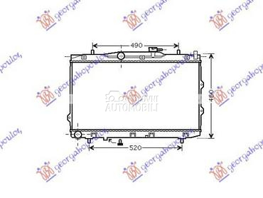 HLADNJAK MOTORA 1.6I/2.0I... za Kia Cerato od 2004. do 2009. god.