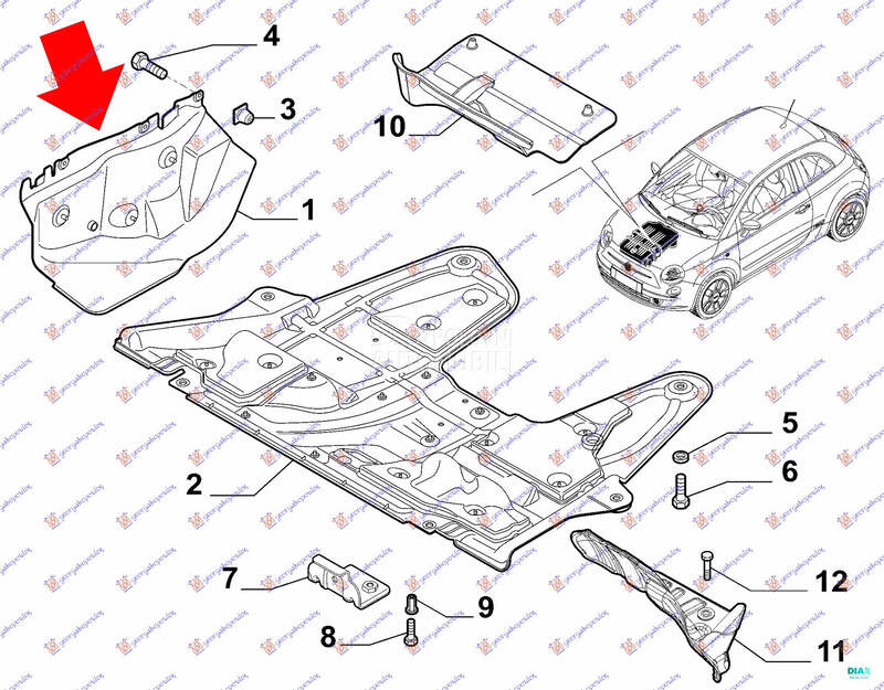 ZASTITA MOTORA ISPOD ALTENATOR