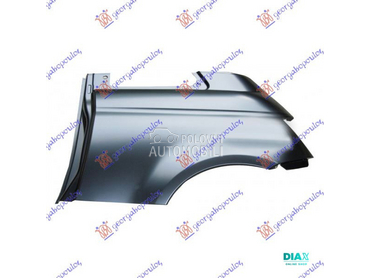 ZADNJI BLATOBRAN (ABARTH) za Fiat 500 od 2007. do 2015. god.