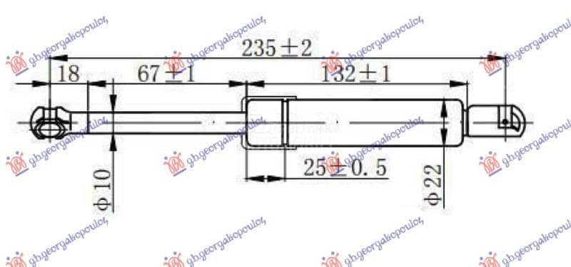AMORTIZER HAUBE 850 njutna