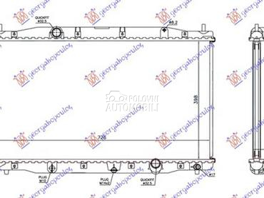 HLADNJAK MOTORA 2.2 CDTi DIZEL za Honda CR-V od 2010. do 2013. god.