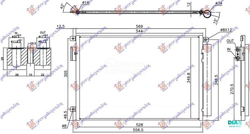 HLADNJAK KLIME 0.9 TWIN AIR TU