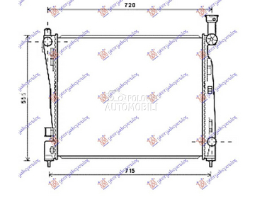 HLADNJAK MOTORA 3.6 i 24V... za Jeep Grand Cherokee od 2014. do 2017. god.
