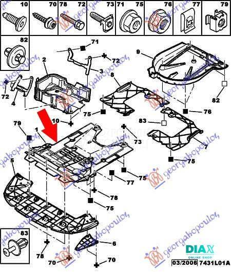 ZASTITA MOTORA PREDNJA PLASTIC