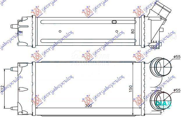 HLADNJAK INTERKULERA 1.6-16V V