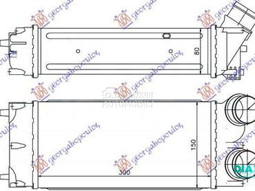 HLADNJAK INTERKULERA 1.6-16V V za Peugeot 3008 od 2009. do 2013. god.
