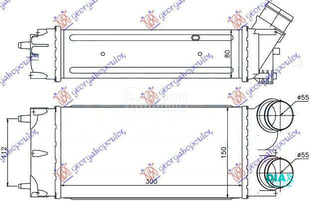 HLADNJAK INTERKULERA 1.6-16V V