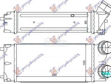 HLADNJAK INTERKULERA 1.6-16V V za Peugeot 3008 od 2013. do 2016. god.