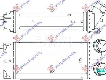 HLADNJAK INTERKULERA 1.6-16V V za Peugeot 5008 od 2010. do 2013. god.