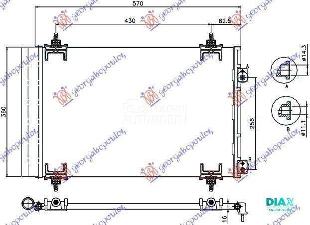 HLADNJAK KLIME BENZIN/DIZEL (5