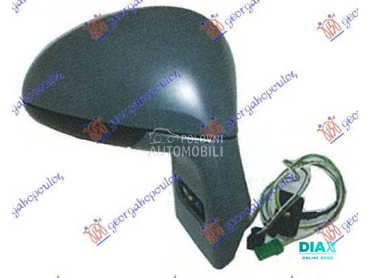 RETROVIZOR ELEKTRICNI SA GREJA za Citroen C4 od 2004. do 2011. god.