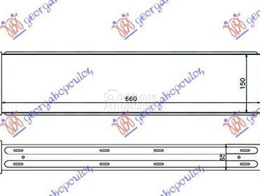 HLADNJAK INTERKULERA 2.5 ST225 za Land Rover Range Rover Evoque od 2015. do 2019. god.