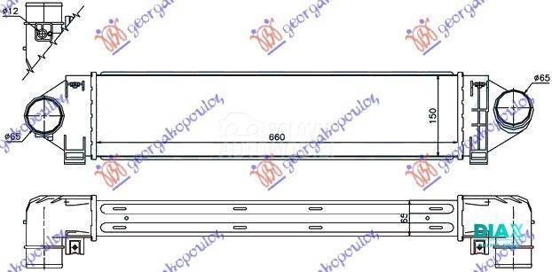 HLADNJAK INTERKULERA 2.5 ST225