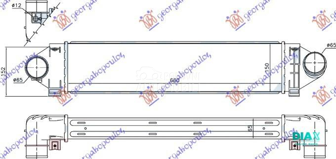 HLADNJAK INTERKULERA 2.5 ST225