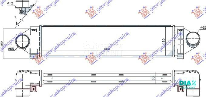 HLADNJAK INTERKULERA 2.5 ST225