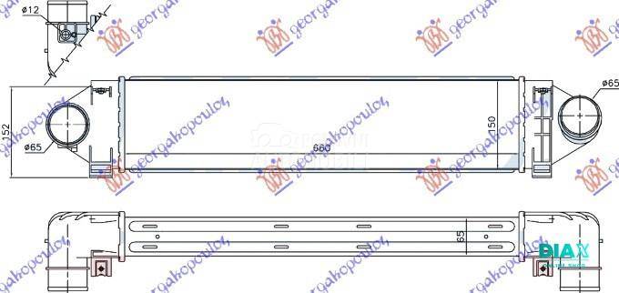 HLADNJAK INTERKULERA 2.5 ST225