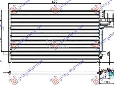 HLADNJAK KLIME BENZIN/DIZEL (6 za Ford Focus od 2008. do 2011. god.