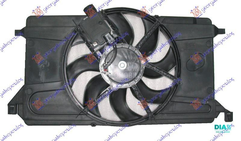 VENTILATOR KOMPLET (1.4/1.6 BE