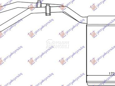 GREJAC KABINE (188x172x32) za Ford Focus od 2004. do 2008. god.