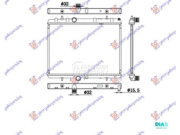 HLADNJAK MOTORA BENZIN/DIZEL ( za Citroen C5 od 2004. do 2008. god.