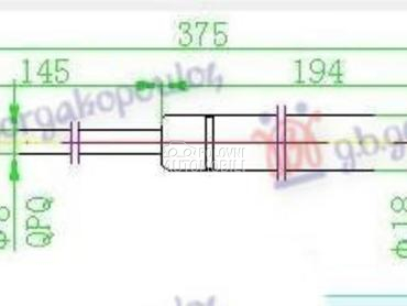 AMORTIZER GEPEK VRATA KARAVAN za Peugeot 407 od 2004. do 2010. god.