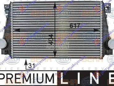 HLADNJAK INTERKULERA 2.0... za Volkswagen Amarok od 2016. do 2022. god.