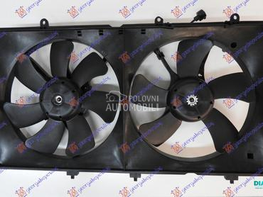 VENTILATOR (DUPLI) KOMPLET (1. za Mitsubishi Lancer od 2004. do 2008. god.